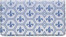 Bold Fleur Di Lis Leather Checkbook Cover