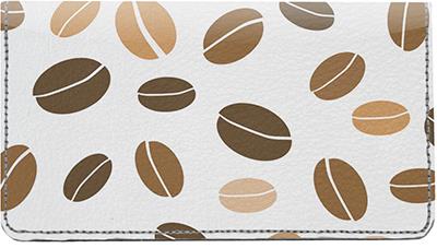 Java Rain Leather Checkbook Cover