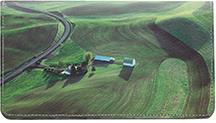 Arable Farms Leather Checkbook Cover