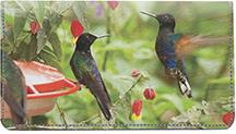 Hummingbirds On Feeders