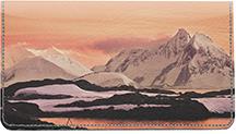 Sunset Snowy Mountains