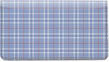 American Plaid Leather Checkbook Cover