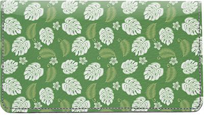 Tropical Leather Checkbook Cover