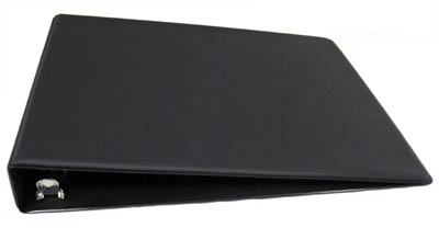 Black Deskset Check Binder