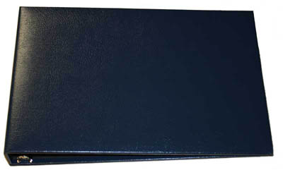 Blue Deskset Check Binder