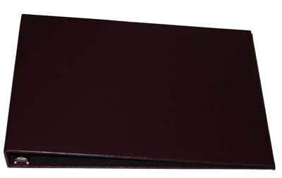 Burgundy Business 7 Ring Check Binder