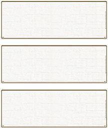 Blank 3 To A Page Business Checks