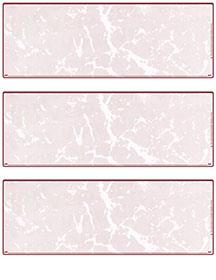 Burgundy Marble Blank Stock For 3 to a Page Voucher Computer Checks