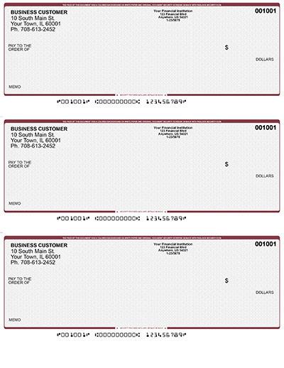 Wall Street Laser Business 3 to a Page Voucher Checks
