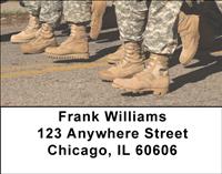 Army Boots Address Labels