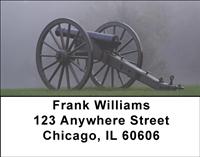 Civil War Cannons Address Labels