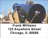 Civil War Cannons Address Labels