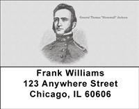 Civil War Generals Address Labels