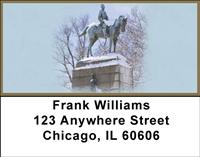 Civil War Statues Address Labels