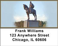 Civil War Statues Address Labels