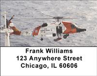 Coast Guard Helicopters Address Labels