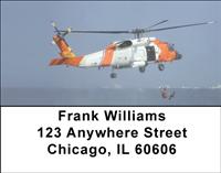 Coast Guard Helicopters Address Labels