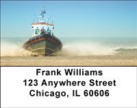 Coast Guard On Patrol Address Labels