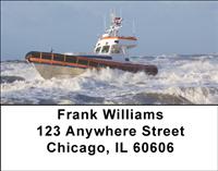 Coast Guard On Patrol Address Labels