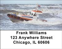 Coast Guard On Patrol Address Labels