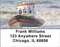 Coast Guard On Patrol Address Labels