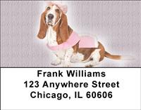 Silly Basset Hounds Address Labels