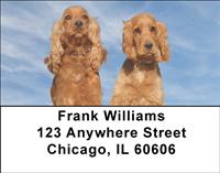 Cocker Spaniel Pals Address Labels