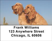 Cocker Spaniel Pals Address Labels