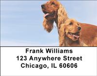 Cocker Spaniel Pals Address Labels