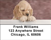 Cocker Spaniel Puppy Address Labels