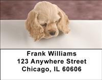 Cocker Spaniel Puppy Address Labels
