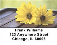 Yellow Daisies Address Labels