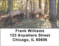 Fighting Elk Address Labels