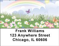 Rainbow Landscape Address Labels