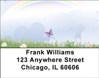 Rainbow Landscape Address Labels