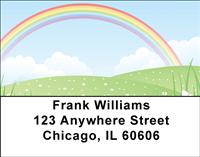 Rainbow Landscape Address Labels