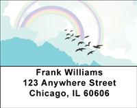Double Rainbows Address Labels