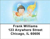 Mermaid Children Address Labels