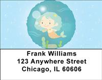Mermaid Children Address Labels