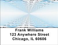 Wavy Piano Address Labels