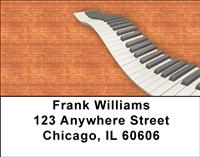 Wavy Piano Address Labels