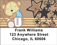 Silly Baby Monkeys Address Labels