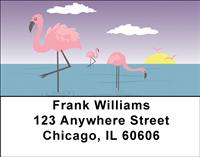 Flamingo Life Address Labels