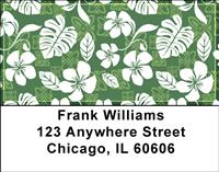 Hawaiian Print Address Labels