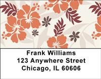 Hawaiian Pattern Address Labels