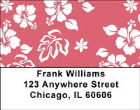 Hawaiian Pattern Address Labels