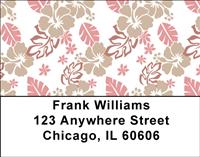 Hawaiian Pattern Address Labels