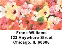 Tropical Flowers Address Labels