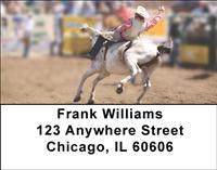 Bronc Riding Address Labels