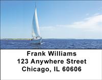 Sail The Open Sea Address Labels